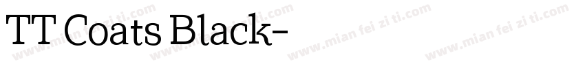 TT Coats Black字体转换